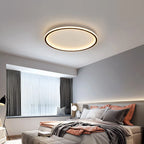 Halo Plafonnier LED Anneau – dans une chambre moderne près d'une fenêtre