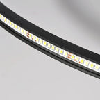 Halo Plafonnier LED Anneau – détail de la bande LED sur le cadre noir