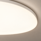 Opale Plafonnier LED Extra-Plat – plafonnier allumé, lumière blanche chaude