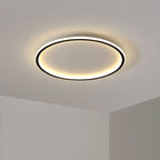 Halo Plafonnier LED Anneau – anneau LED noir, vue de dessous
