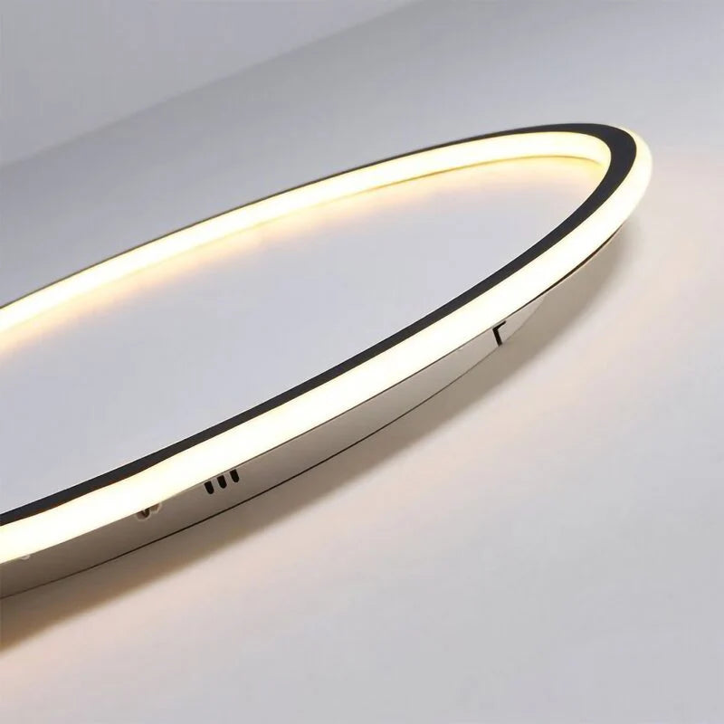 Halo Plafonnier LED Anneau – détail de la bande LED et de la fixation