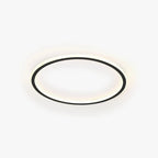 Halo Plafonnier LED Anneau – anneau LED noir sur fond blanc