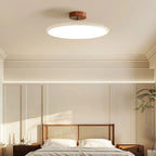 Médaillon Plafonnier LED Rond – dans une pièce beige avec rangements