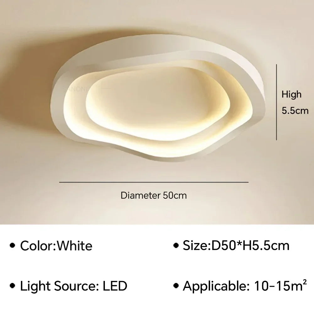 Récif Plafonnier LED Galet – 50 cm