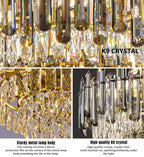 Fumia Plafonnier en Cristal et Verre Fumé – montage de gros plans du cristal et du verre fumé