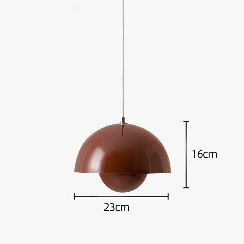 Corolle Suspension Dôme Coloré – Rouge brique