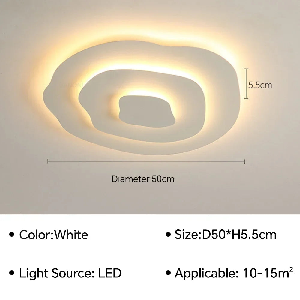 Lagune Plafonnier LED Ondulé – 50 cm