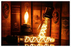 Ampoule Globe à Filament – ampoule bougie à filament allumée, ambiance chaude