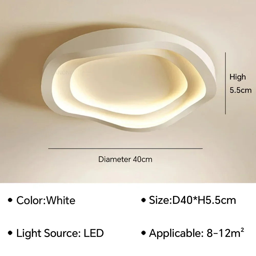 Récif Plafonnier LED Galet – 40 cm