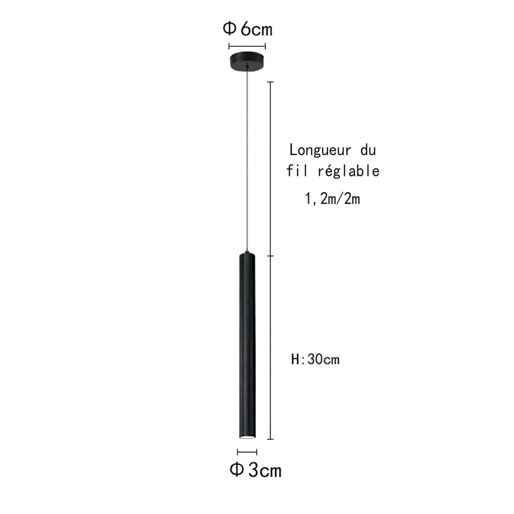 Filin Suspension Tube LED – 3 cm