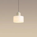 Dolia Suspension en Verre Teinté – Blanc, capuchon assorti
