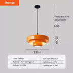 Tiara Suspension Étagée en Métal – Orange