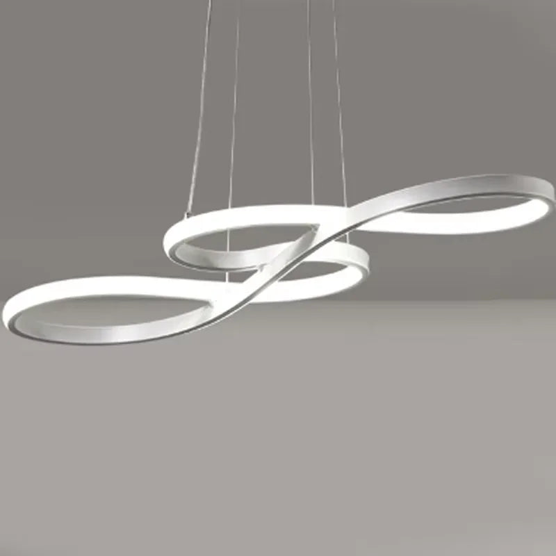 Fluva Suspension Ruban LED Minimaliste – Blanc