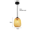 Lanora Suspension Lanterne en Bambou Tressé – Naturel