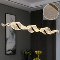 Onde Suspension LED Linéaire en Aluminium – Ciel étoilé, noir