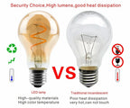 Ampoule à Filament Spirale – comparaison entre une ampoule LED à filament et une ampoule à incandescence