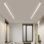 Rayon Plafonnier LED Linéaire – deux lignes lumineuses dans une pièce lumineuse