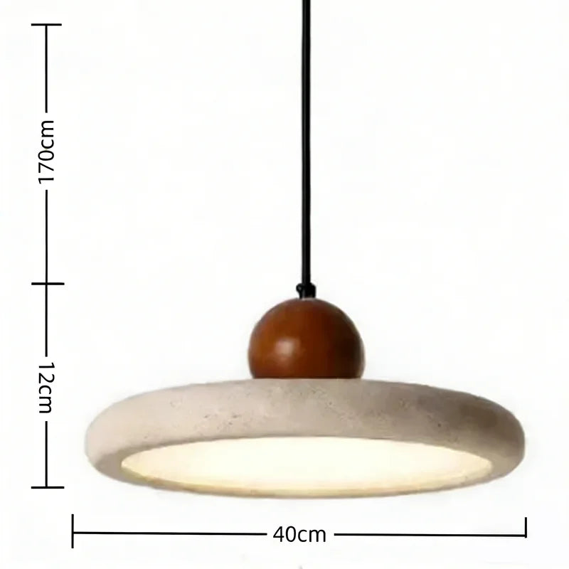 Sonoma Suspension en Pierre et Bois – Noyer