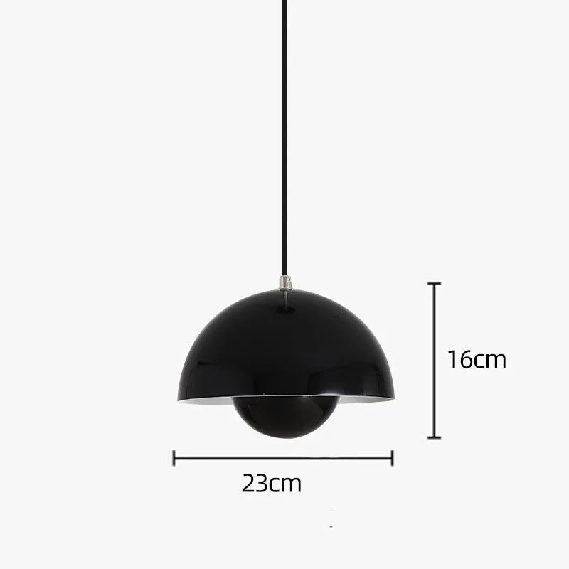 Corolle Suspension Dôme Coloré – Noir
