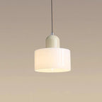 Dolia Suspension en Verre Teinté – suspension en verre blanc, ambiance chaude beige