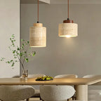 Travertin Suspension en Pierre Naturelle – suspensions au-dessus d'une table avec branchage