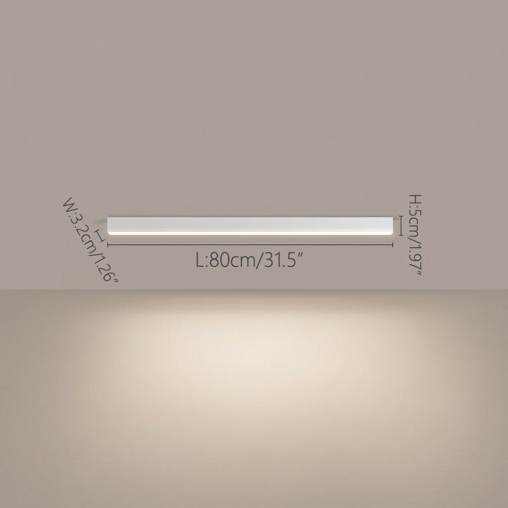Rayon Plafonnier LED Linéaire – Blanc, 80 cm