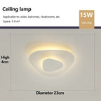 Dune Plafonnier LED Triangulaire – 23 cm