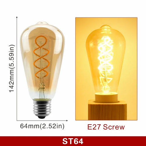 Ampoule Edison à Filament – Edison ST64 · E27