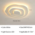 Lagune Plafonnier LED Ondulé – 40 cm