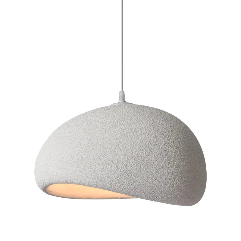 Sabi Suspension Wabi-Sabi – suspension blanche texturée sur fond blanc