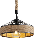 Tambra Suspension Tambour en Corde et Métal – gros plan de la chaîne, du câble en corde et du cadre noir
